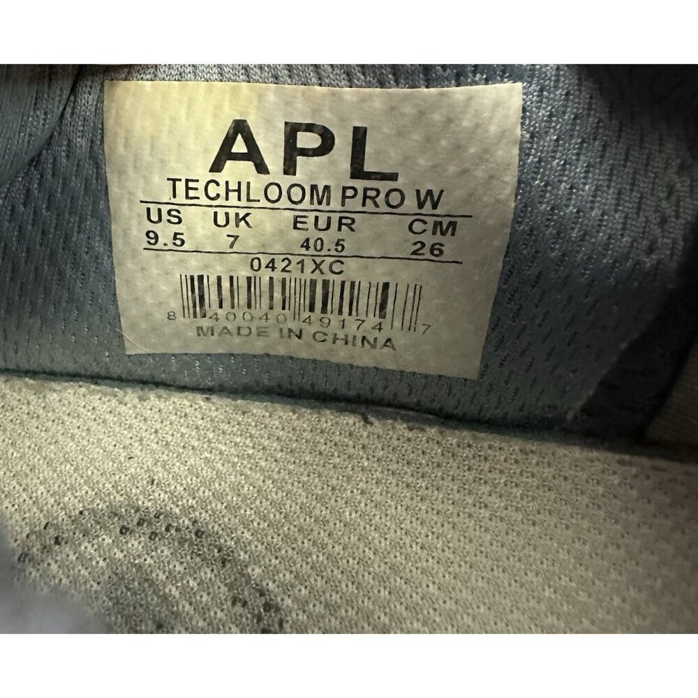 APL TechLoom PRO Womens Sz 9.5 Frozen Ice Blue Knit Athletic Running Sneaker - Picture 11 of 11